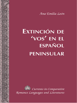 cover image of Extinción de vos en el español peninsular